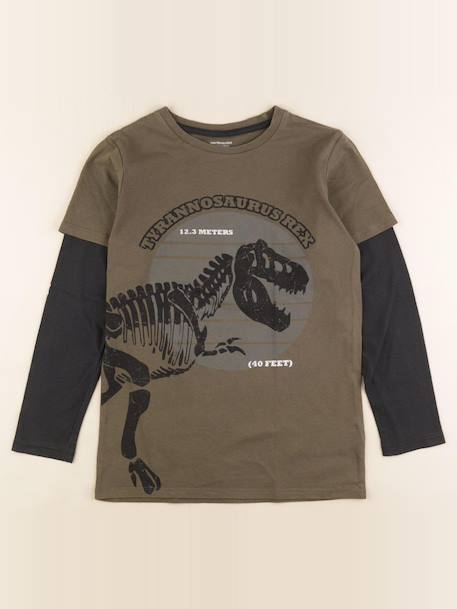 Tee-shirt - 10 ans Vert 1 - vertbaudet enfant 