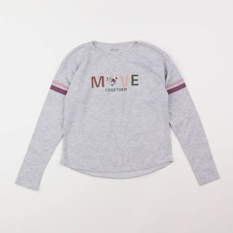Tee-shirt - 8 ans Gris 1 - vertbaudet enfant 