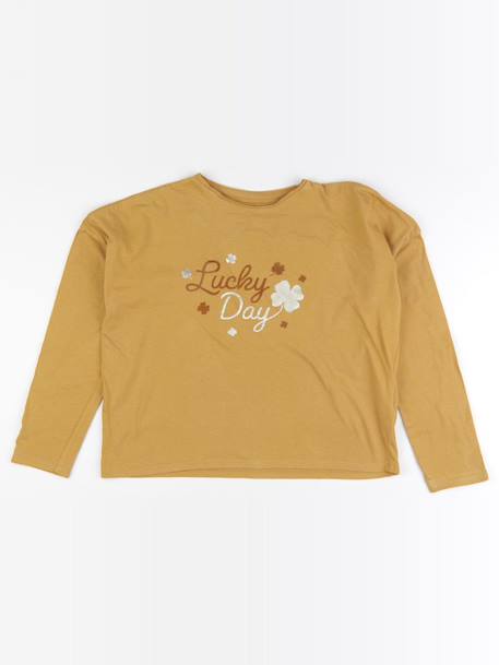 Tee-shirt - 10 ans Jaune 1 - vertbaudet enfant 