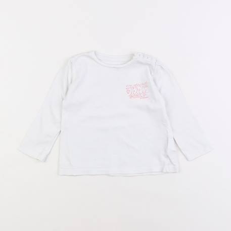 Tee-shirt - 12 mois Blanc 1 - vertbaudet enfant 