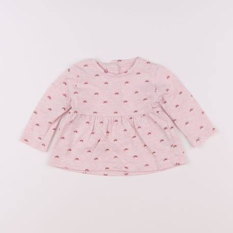 Tee-shirt - 3 mois Rose 1 - vertbaudet enfant 