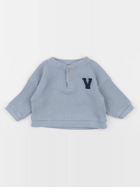 Tee-shirt - 6 mois Bleu 1 - vertbaudet enfant 