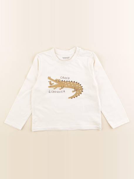 Tee-shirt - 24 mois Blanc 1 - vertbaudet enfant 