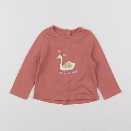 Tee-shirt - 6 mois Rose 1 - vertbaudet enfant 