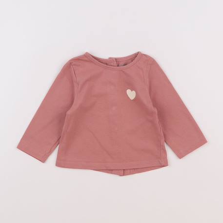 Tee-shirt - 3 mois Rose 1 - vertbaudet enfant 