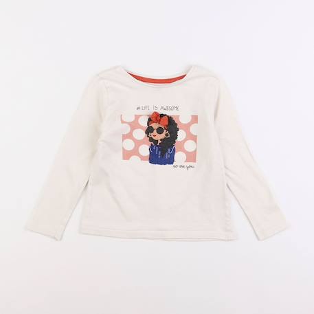 Tee-shirt - 3 ans Blanc 1 - vertbaudet enfant 