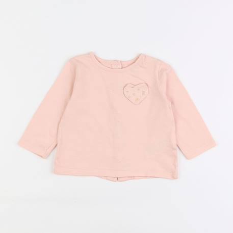 Tee-shirt - 6 mois Rose 1 - vertbaudet enfant 
