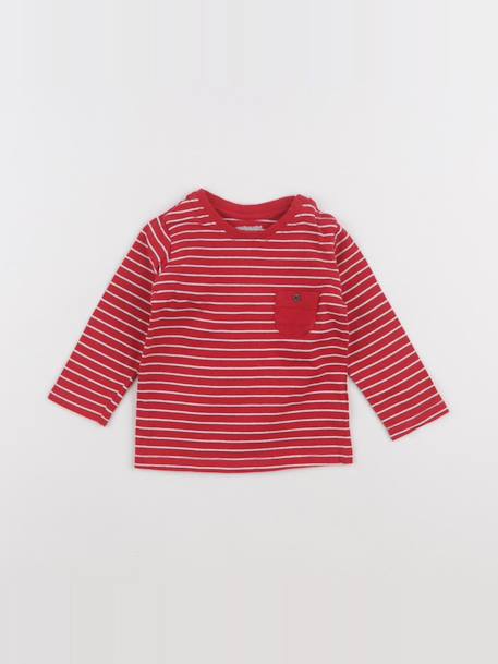 Tee-shirt - 9 mois Rouge 1 - vertbaudet enfant 