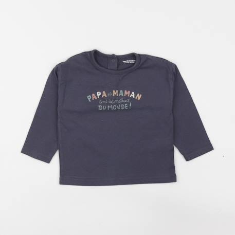 Tee-shirt - 18 mois Bleu 1 - vertbaudet enfant 