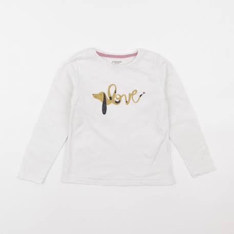 Tee-shirt - 6 ans Blanc 1 - vertbaudet enfant 