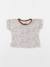 Tee-shirt - 3 mois Blanc, marron 1 - vertbaudet enfant 