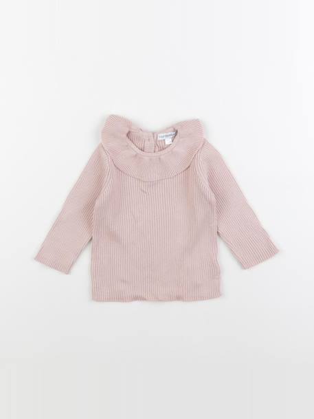 Tee-shirt - 6 mois Rose 1 - vertbaudet enfant 