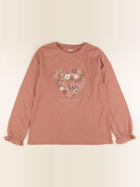 Tee-shirt - 12 ans Rose 1 - vertbaudet enfant 