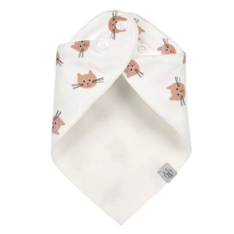 Lot de 2 bavoirs bandanas 0-24 mois tiny team chat Multi-coloured 5 - vertbaudet enfant 