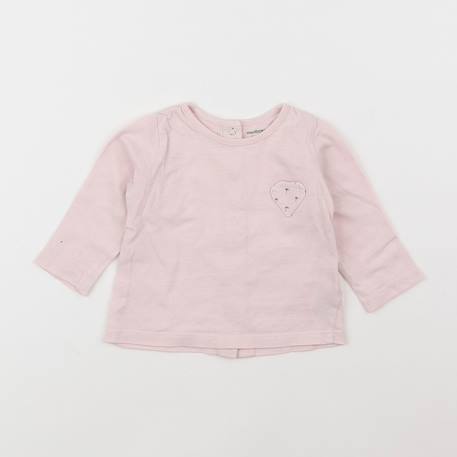 Tee-shirt - 3 mois Rose 1 - vertbaudet enfant 