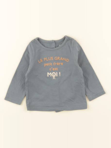 Tee-shirt - 6 mois Vert 1 - vertbaudet enfant 