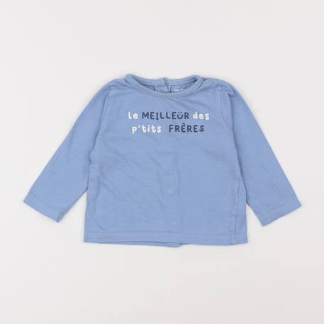 Tee-shirt - 6 mois Bleu 1 - vertbaudet enfant 
