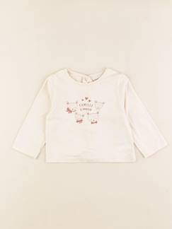 Seconde main-Fille-Tee-shirt - 3 mois