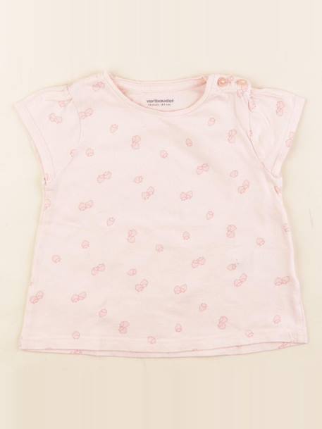 Tee-shirt - 18 mois Rose 1 - vertbaudet enfant 