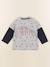 Tee-shirt - 12 mois Bleu, gris 1 - vertbaudet enfant 