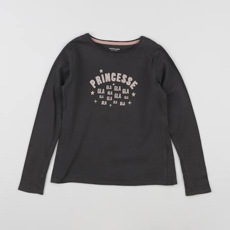 Tee-shirt - 8 ans Gris 1 - vertbaudet enfant 