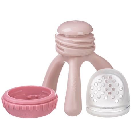 Grignoteuse bébé avec embout silicone Rose+Vert+Violet 3 - vertbaudet enfant 