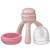 Grignoteuse bébé avec embout silicone Rose+Vert+Violet 3 - vertbaudet enfant 