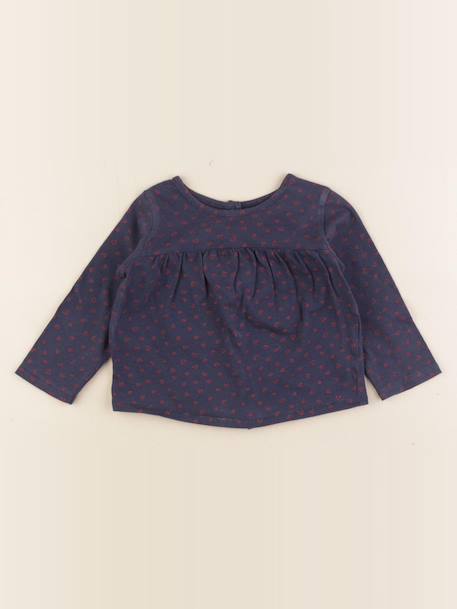 Tee-shirt - 9 mois Bleu 1 - vertbaudet enfant 