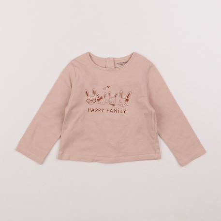 Tee-shirt - 9 mois Rose 1 - vertbaudet enfant 