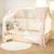 Ciel de lit cabane en gaze de coton duo 390 cm Rouge 1 - vertbaudet enfant 