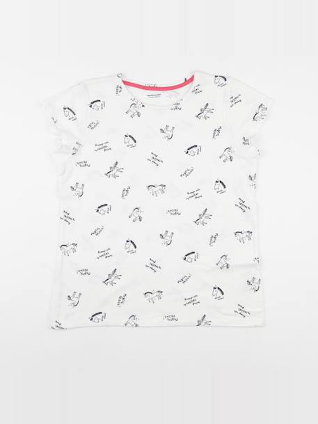 Tee-shirt - 14 ans Blanc 1 - vertbaudet enfant 