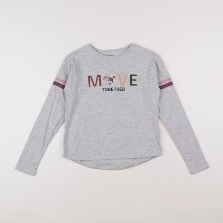 Tee-shirt - 10 ans Gris 1 - vertbaudet enfant 