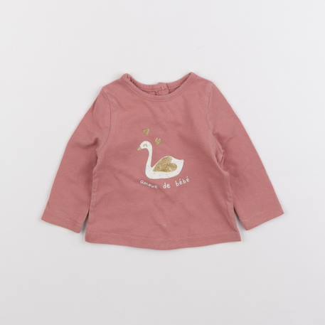 Tee-shirt - 3 mois Rose 1 - vertbaudet enfant 