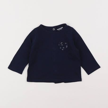 Tee-shirt - 3 mois Bleu 1 - vertbaudet enfant 