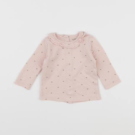 Tee-shirt - 3 mois Rose 1 - vertbaudet enfant 