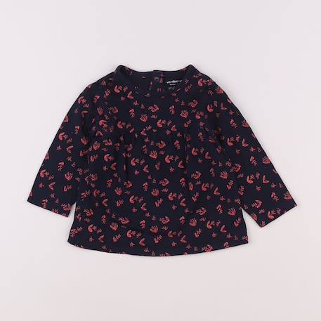 Tee-shirt - 6 mois Bleu, rouge 1 - vertbaudet enfant 