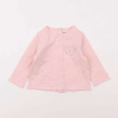 Tee-shirt - 9 mois Rose 1 - vertbaudet enfant 