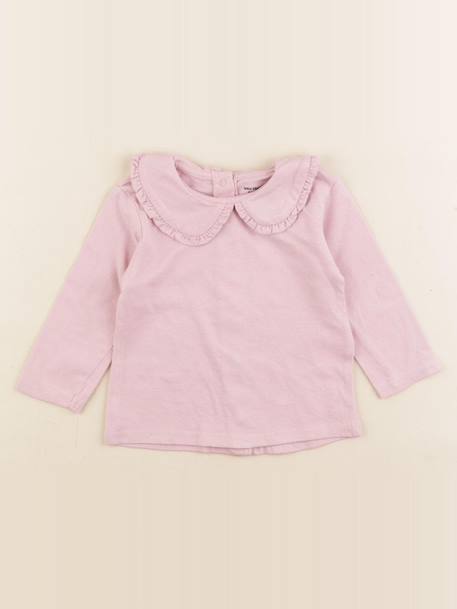 Tee-shirt - 6 mois Rose 1 - vertbaudet enfant 