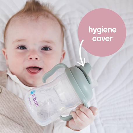 Tasse d'apprentissage bébé avec bec anti-fuite Bleu+Rose+Vert 13 - vertbaudet enfant 