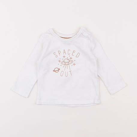 Tee-shirt - 3 mois Blanc 1 - vertbaudet enfant 