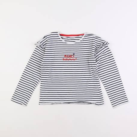 Tee-shirt - 8 ans Blanc, bleu 1 - vertbaudet enfant 
