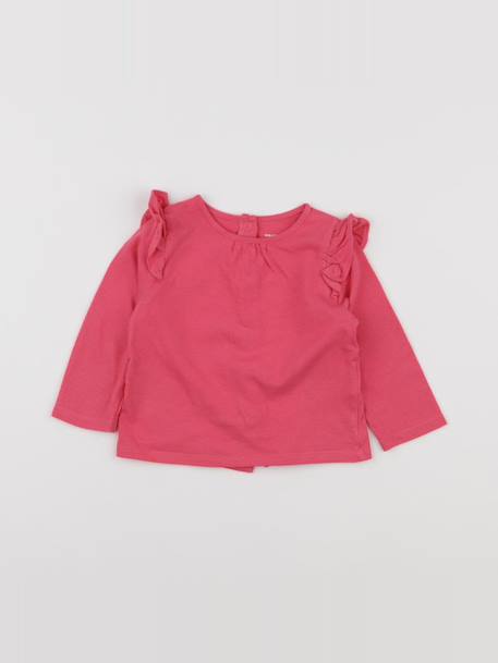 Tee-shirt - 9 mois Rose 1 - vertbaudet enfant 