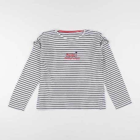 Tee-shirt - 12 ans Blanc, bleu 1 - vertbaudet enfant 