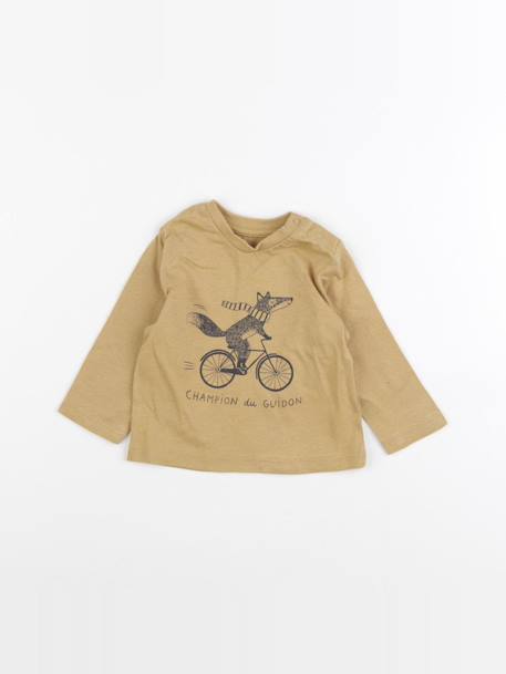 Tee-shirt - 3 mois Jaune 1 - vertbaudet enfant 