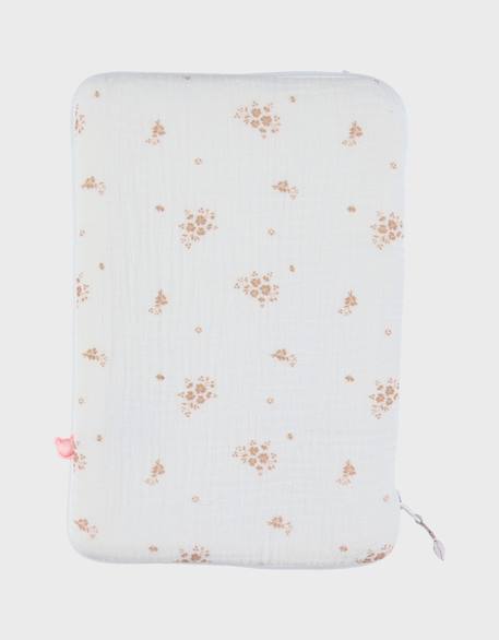Protège carnet de santé mousseline bio Ecru 4 - vertbaudet enfant 