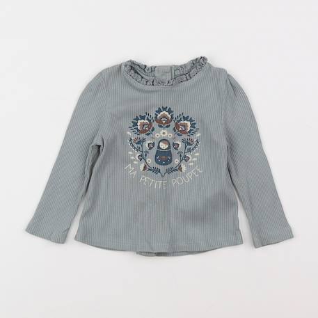 Tee-shirt - 9 mois Vert 1 - vertbaudet enfant 