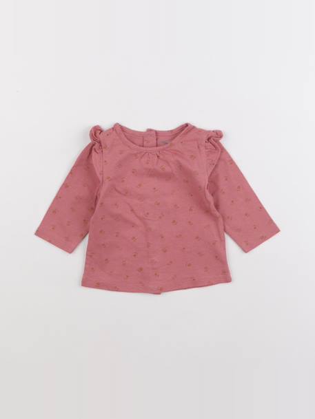 Tee-shirt - 3 mois Rose 1 - vertbaudet enfant 