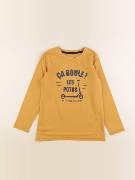 Tee-shirt - 8 ans Jaune 1 - vertbaudet enfant 