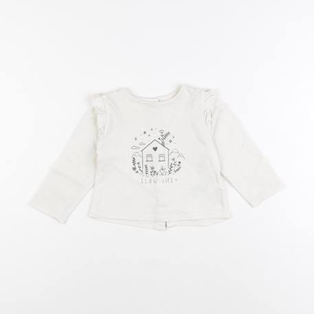 Tee-shirt - 9 mois Beige 1 - vertbaudet enfant 