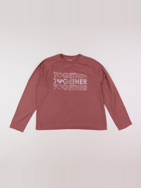 Tee-shirt - 12 ans Rose 1 - vertbaudet enfant 